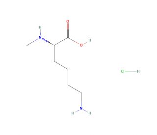 Nα-Methyl-L-lysine hydrochloride (CAS 7431-89-2) - chemical structure image