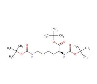 N&alpha;,N&epsilon;-Bis-boc-L-lysine tert-Butyl Ester (CAS 97347-28-9) - chemical structure image