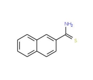 Naphthalene-2-thiocarboxamide (CAS 6967-89-1) - chemical structure image