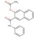 Naphthol AS Acetate (CAS 1163-67-3) - chemical structure image