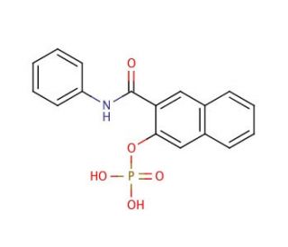 Naphthol AS phosphate (CAS 13989-98-5) - chemical structure image