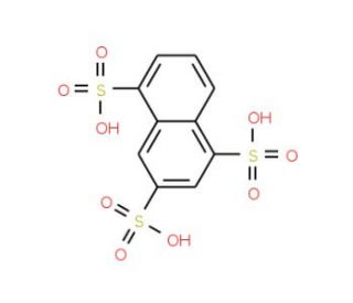 Naphthyl-1,3,5-trisulfonic acid (CAS 6654-64-4) - chemical structure image