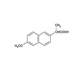 Naproxen (CAS 22204-53-1) - chemical structure image