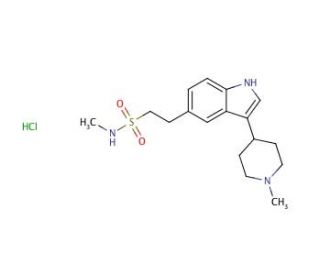 Naratriptan Hydrochloride (CAS 143388-64-1) - chemical structure image