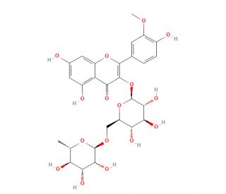 Narcissoside (CAS 604-80-8) - chemical structure image