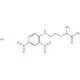 Nδ-DNP-L-ornithine hydrochloride (CAS 64821-45-0) - chemical structure image