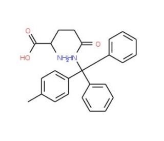 Ndelta-Methyltrityl-D-glutamine (CAS 200716-84-3) - chemical structure image