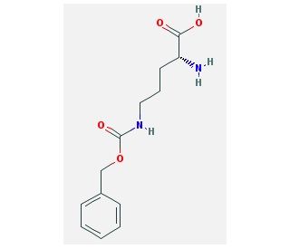 Ndelta-Z-D-ornithine (CAS 16937-91-0) - chemical structure image