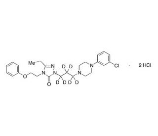 Nefazodone-d6 Dihydrochloride - chemical structure image