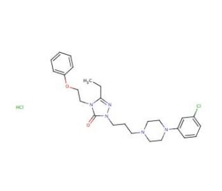 Nefazodone hydrochloride (CAS 82752-99-6) - chemical structure image