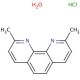 Neocuproine hydrochloride monohydrate 的分子结构, CAS编号: 303136-82-5 Neocuproine hydrochloride monohydrate (CAS 303136-82-5) - chemical structure image