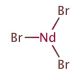 Neodymium(III) bromide (CAS 29843-90-1) - chemical structure image