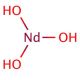 Neodymium(III) hydroxide (CAS 16469-17-3) - chemical structure image