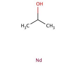 Neodymium(III) isopropoxide (CAS 19236-15-8) - chemical structure image