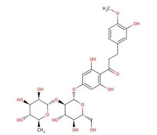 Neohesperidin dihydrochalcone (CAS 20702-77-6) - chemical structure image