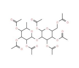 Neohesperidose heptaacetate (CAS 19949-47-4) - chemical structure image
