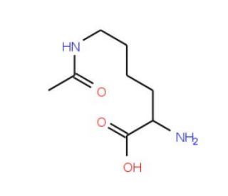 Nepsilon-Acetyl-L-lysine (CAS 692-04-6) - chemical structure image