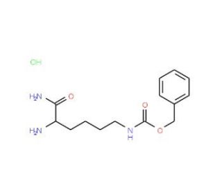Nepsilon-Z-L-lysine amide hydrochloride (CAS 58117-53-6) - chemical structure image