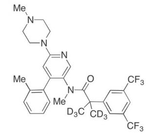 Netupitant-d6 (CAS 290297-26-6) - chemical structure image