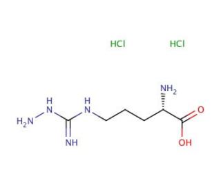 N<sup>G</sup>-Amino-L-arginine hydrochloride (CAS 1031799-40-2) - chemical structure image
