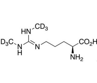 NG,NG&prime;-Dimethy-L-arginine-d6 (CAS 1331888-08-4) - chemical structure image