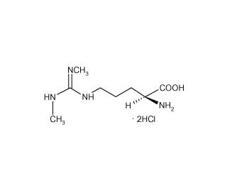 N<sup>G</sup>, N<sup>G&rsquo;</sup>-Dimethyl-L-arginine dihydrochloride - chemical structure image