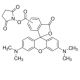 NHS-5(6)Carboxyrhodamine (CAS 150408-83-6) - chemical structure image