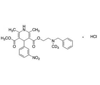 Nicardipine-d3 Hydrochloride (CAS 1432061-50-1) - chemical structure image