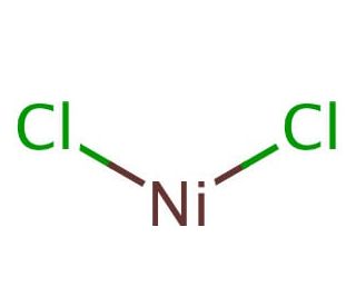 Nickel(II) chloride anhydrous - chemical structure image