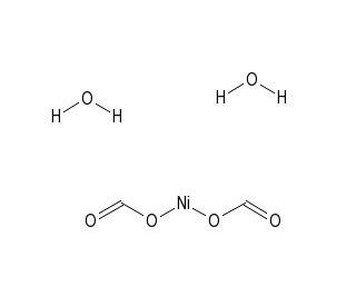 Nickel(II) formate dihydrate (CAS 15694-70-9) - chemical structure image