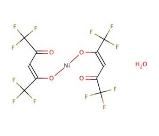 Nickel(II) hexafluoroacetylacetonate hydrate (CAS 207569-13-9) - chemical structure image