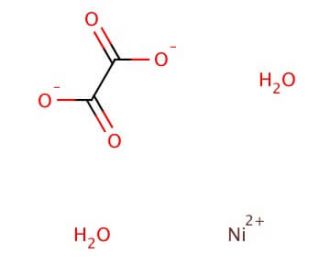 Nickel(II) oxalate dihydrate (CAS 6018-94-6) - chemical structure image