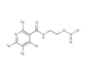 Nicorandil-d4 (CAS 65141-46-0 (unlabeled)) - chemical structure image