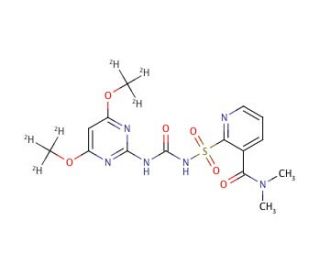 Nicosulfuron-d6 (CAS 1189419-41-7) - chemical structure image