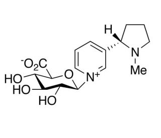 Nicotine-N-&beta;-glucuronide (CAS 153536-53-9) - chemical structure image