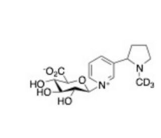 rac-Nicotine-d3 N-&beta;-D-Glucuronide - chemical structure image