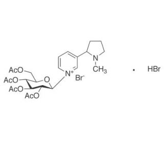 Nicotine N-D-Glucoside 2,3,4,6-Tetraacetate Bromide Hydrobromide - chemical structure image