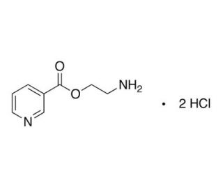 Nicotinic Acid 2-Aminoethyl Ester Dihydrochloride (CAS 87330-70-9) - chemical structure image