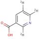 Nicotinic Acid-d3 (major) (CAS 861405-75-6) - chemical structure image
