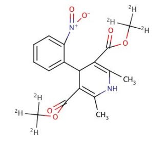 Nifedipine-d6 (CAS 1188266-14-9) - chemical structure image