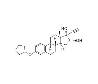 Nilestriol (CAS 39791-20-3) - chemical structure image