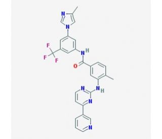 Nilotinib (CAS 641571-10-0) - chemical structure image