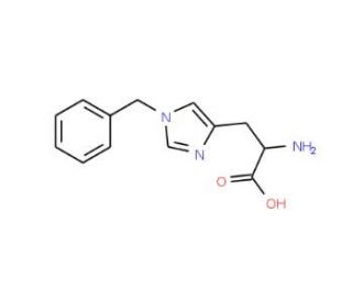 N<sup>im</sup>-Benzyl-L-histidine (CAS 16832-24-9) - chemical structure image