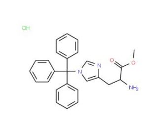 Nim-Trityl-L-histidine methyl ester hydrochloride (CAS 32946-56-8) - chemical structure image