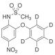 Nimesulide-d5 (CAS 1330180-22-7) - chemical structure image