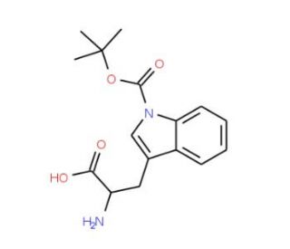 Nin-Boc-L-tryptophan (CAS 146645-63-8) - chemical structure image