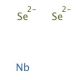 Niobium(IV) selenide (CAS 12034-77-4) - chemical structure image