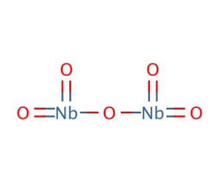 Niobium(V) oxide (CAS 1313-96-8) - chemical structure image
