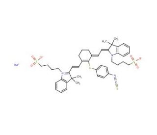 NIR-797 isothiocyanate (CAS 152111-91-6) - chemical structure image