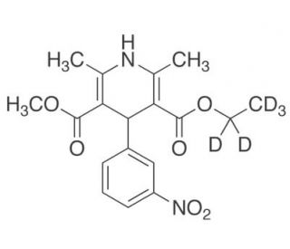 Nitrendipine-d5 (CAS 39562-70-4) - chemical structure image